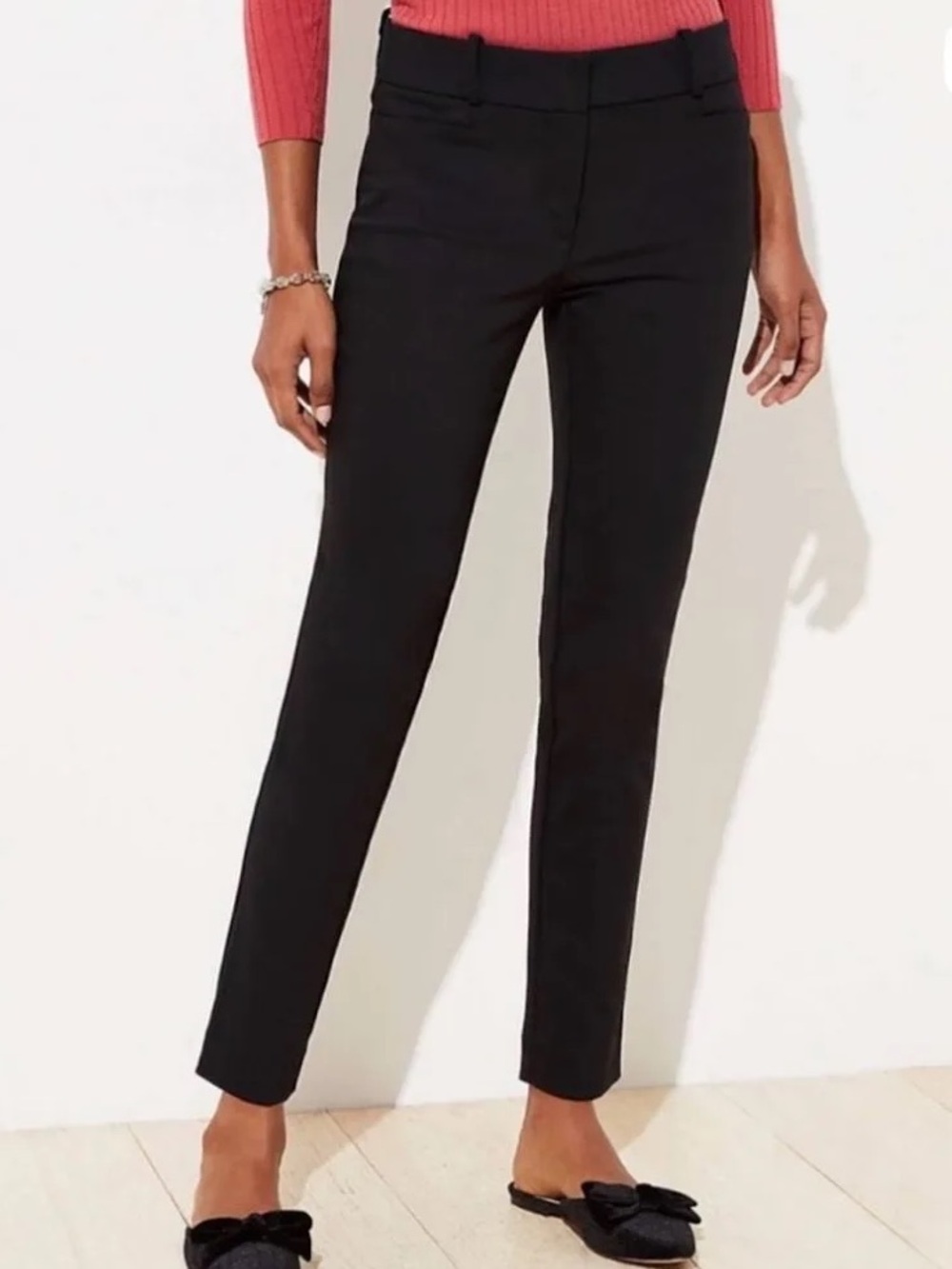 2P LOFT Sutton Skinny Ankle Dress Pants